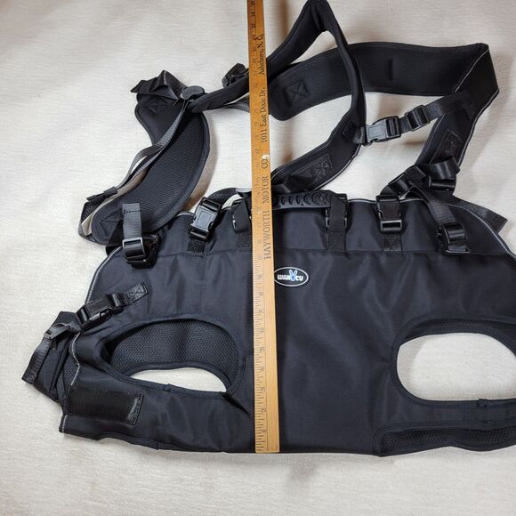 Waktu Dog Carrier Pet Pets Animals Dogs Medium Large Black Transport Luggage - Picture 9 of 11